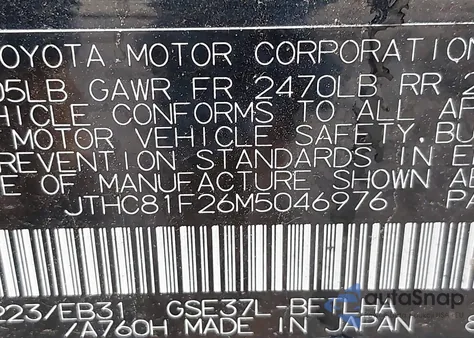 2021 Lexus Is 300 from USA, damaged, VIN JTHC81F26M5046976